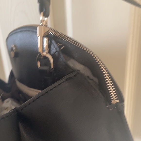 NEW with slight flaw guess black satchel bag purse - Picture 5 of 16